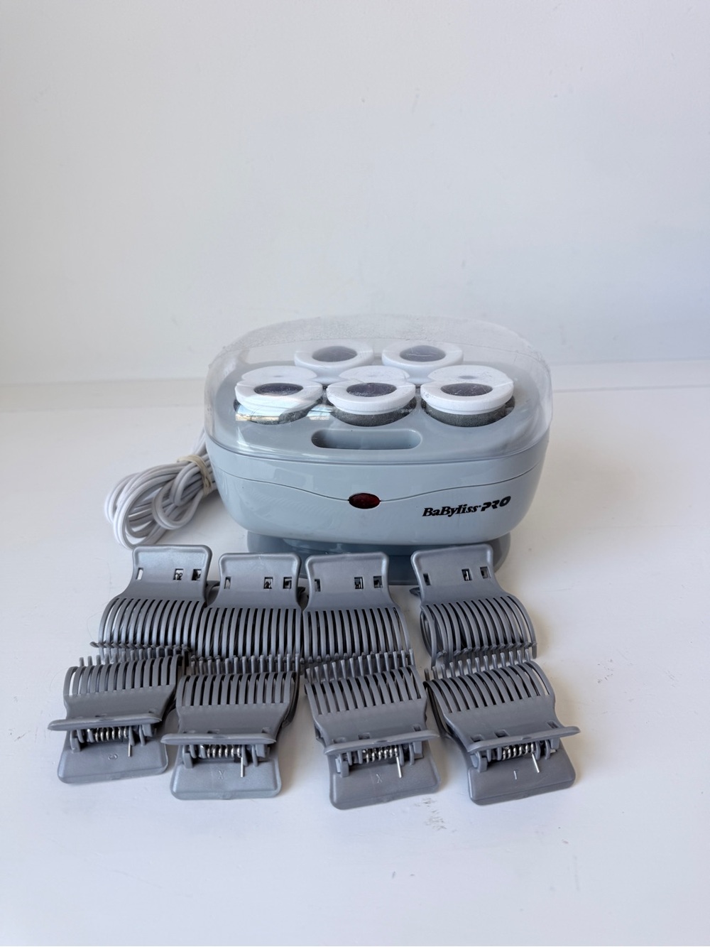 BaBylissPRO Nano Titanium Professional 5 Jumbo Roller Hot Rollers BABNTS7 TESTED